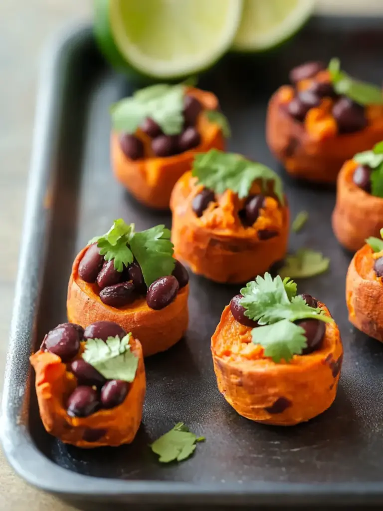 Sweet Potato and Black Bean Bites