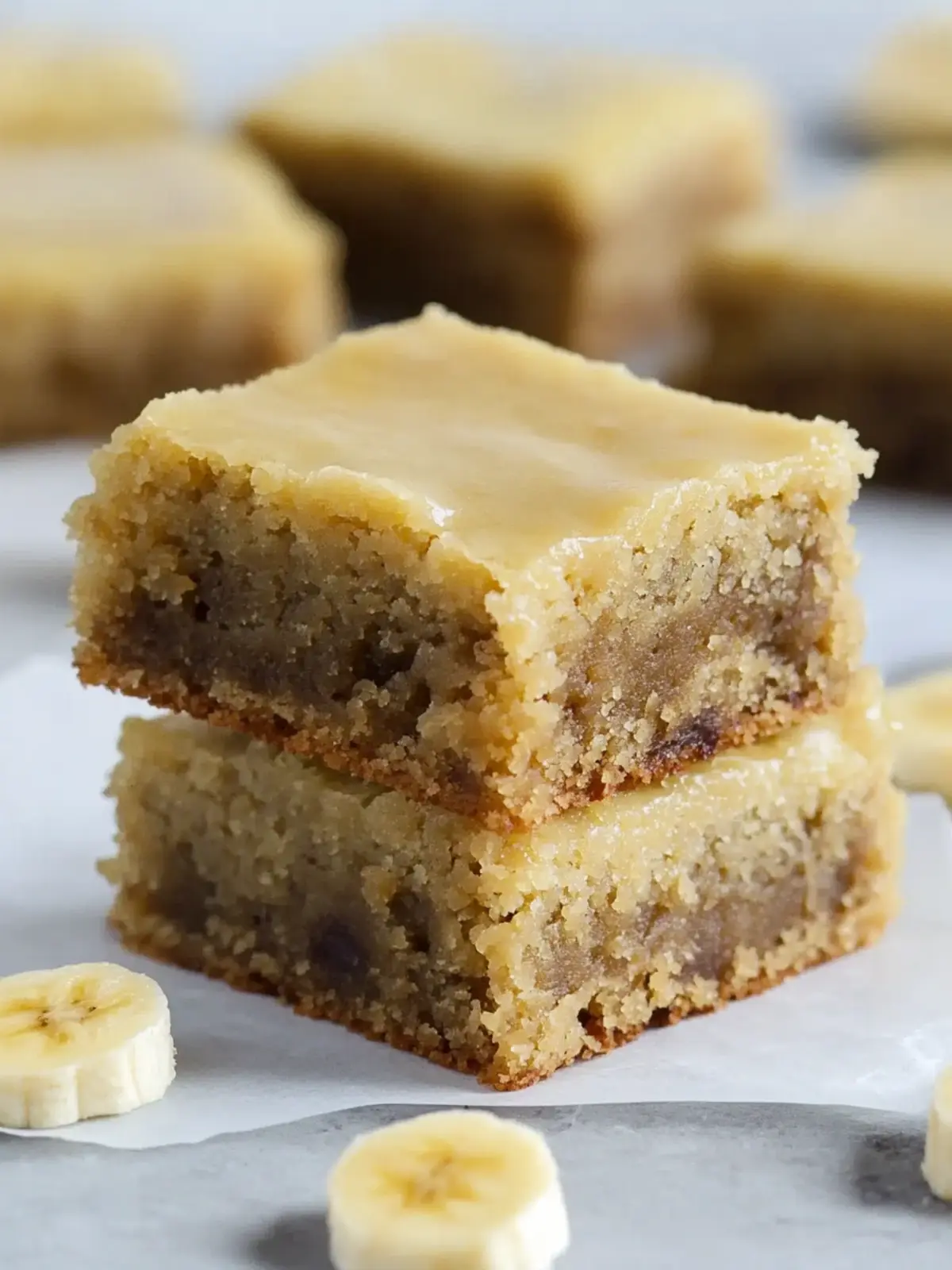 Indulge with Easy Moist Banana Bread Blondies Today 2 Banana Bread Blondies