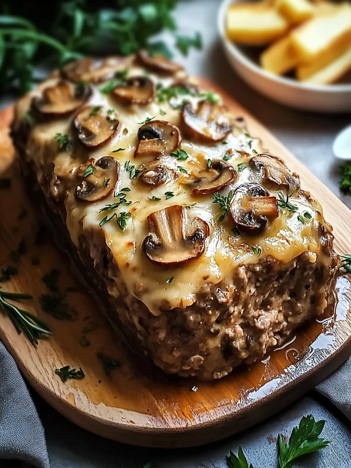 Mouthwatering Mushroom Swiss Cheese Meatloaf Everyone Loves 2 Mushroom Swiss Cheese Meatloaf