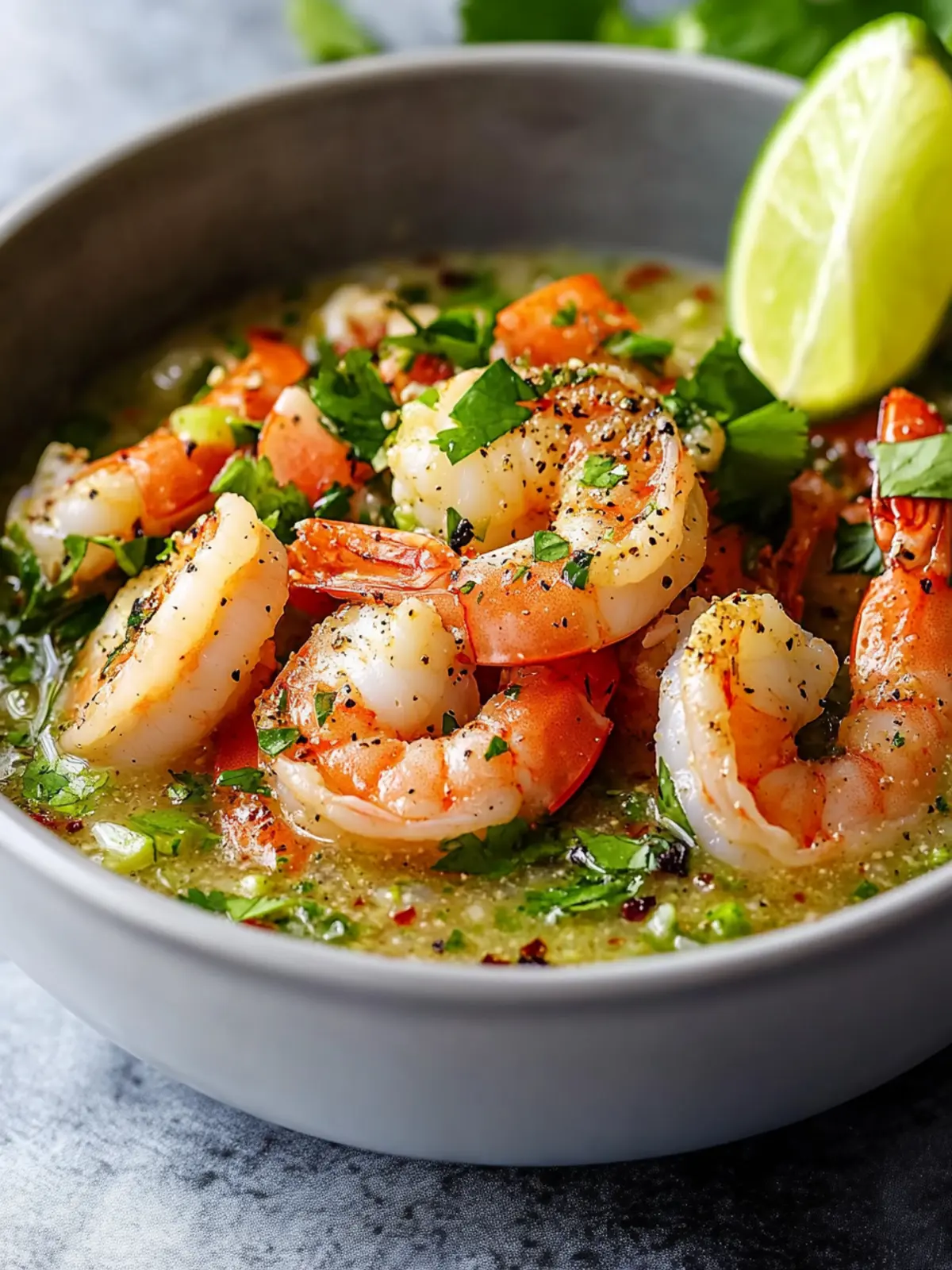 Dairy-Free Shrimps in Culichi Salsa for a Zesty Twist 2 Shrimps in Culichi Salsa