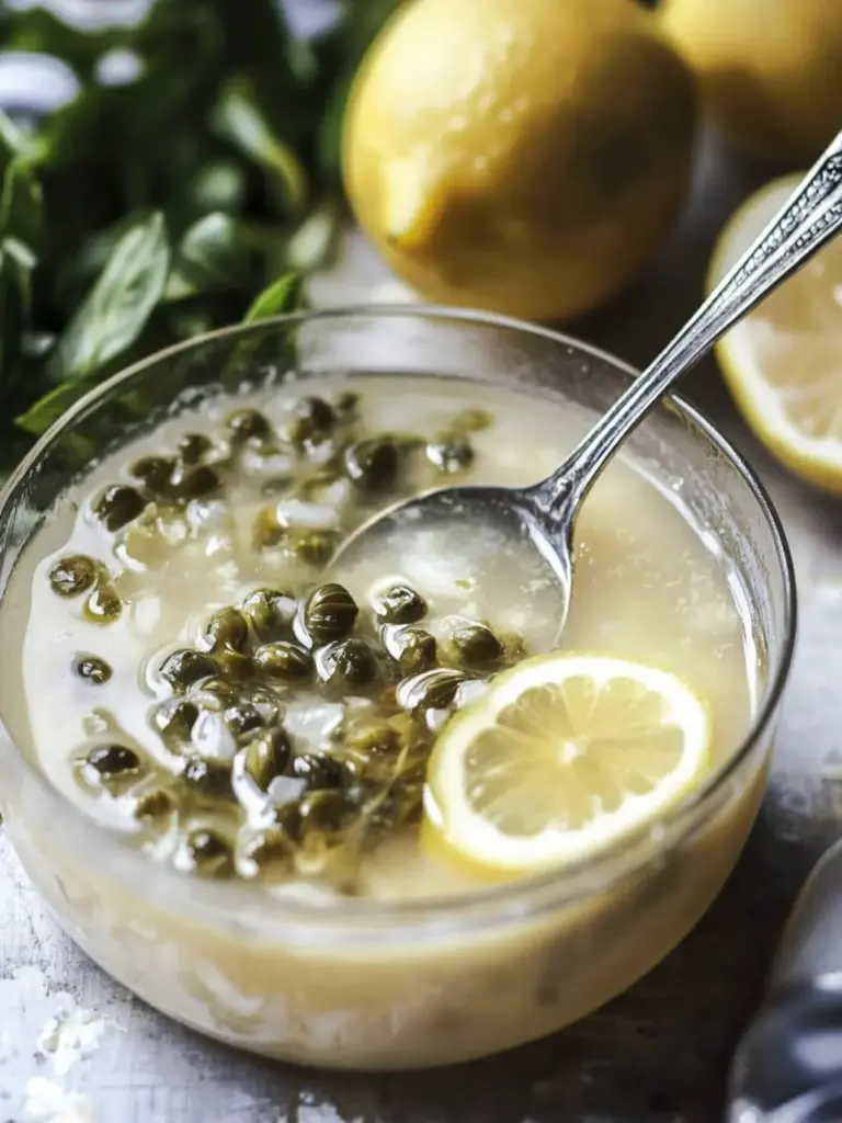 White Wine Lemon Caper Sauce