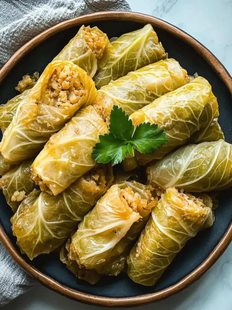 Malfoof (Stuffed Cabbage Leaves)