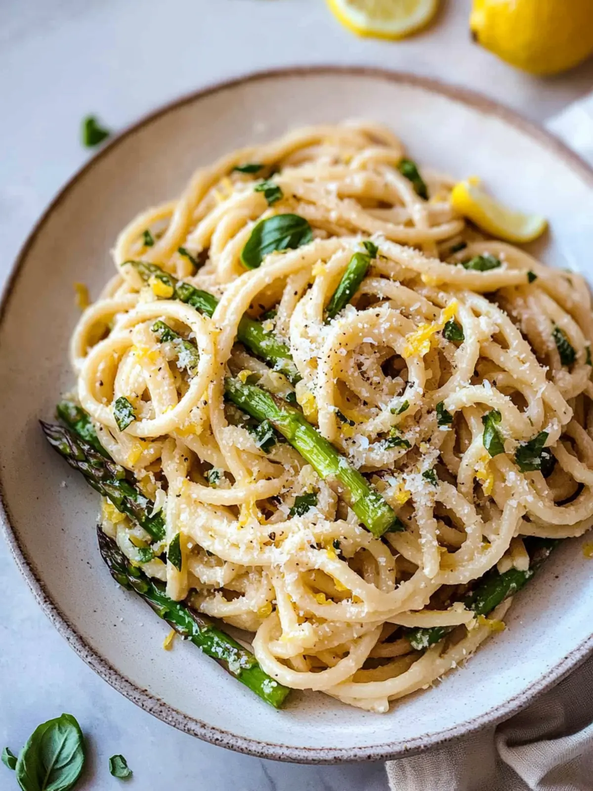 Lemon Asparagus Pasta: A Fresh Twist on Comfort Food 2 Lemon Asparagus Pasta