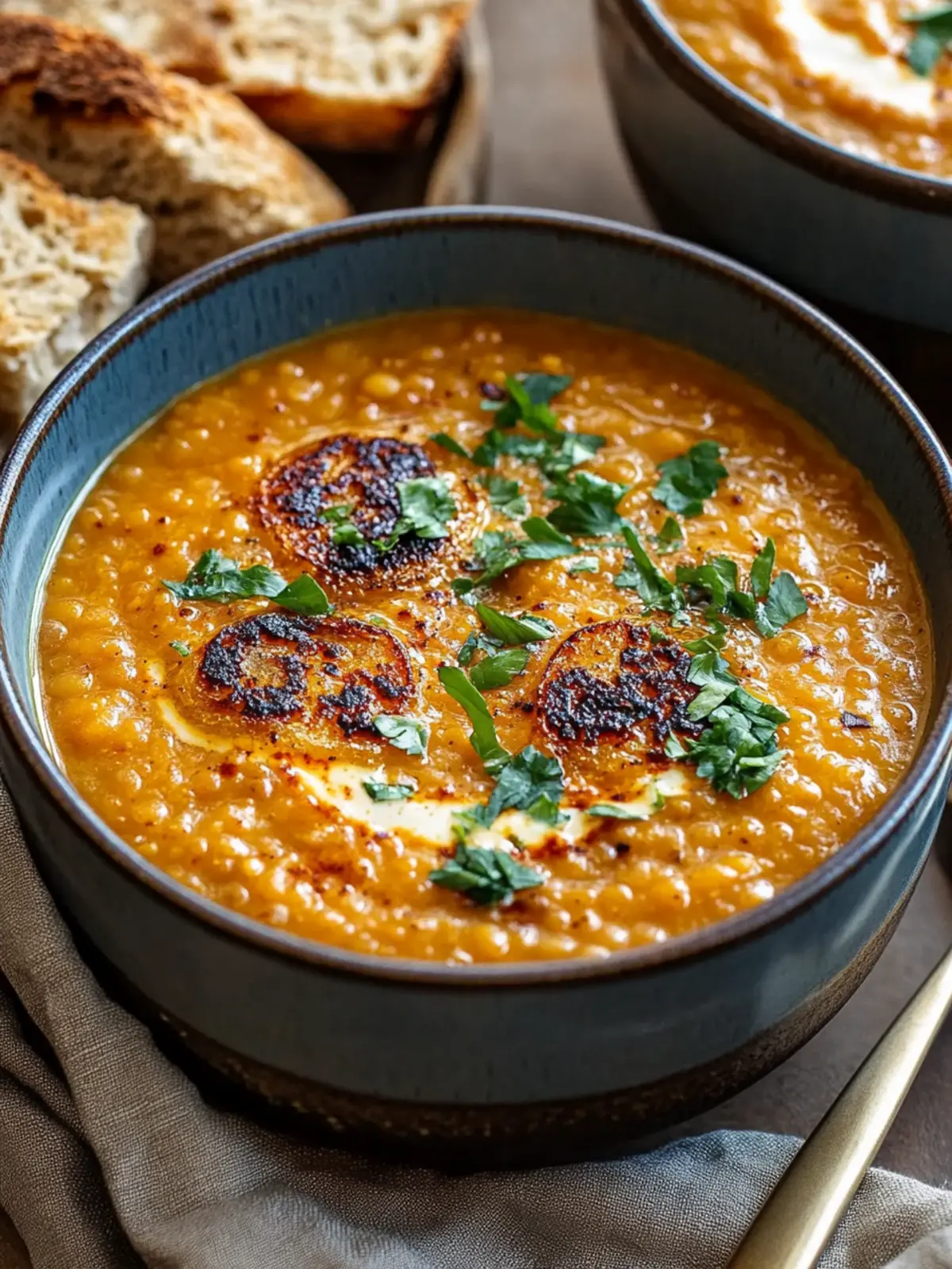 Creamy Caramelized Onion Red Lentil Soup for Cozy Nights 2 Caramelized Onion Red Lentil Soup