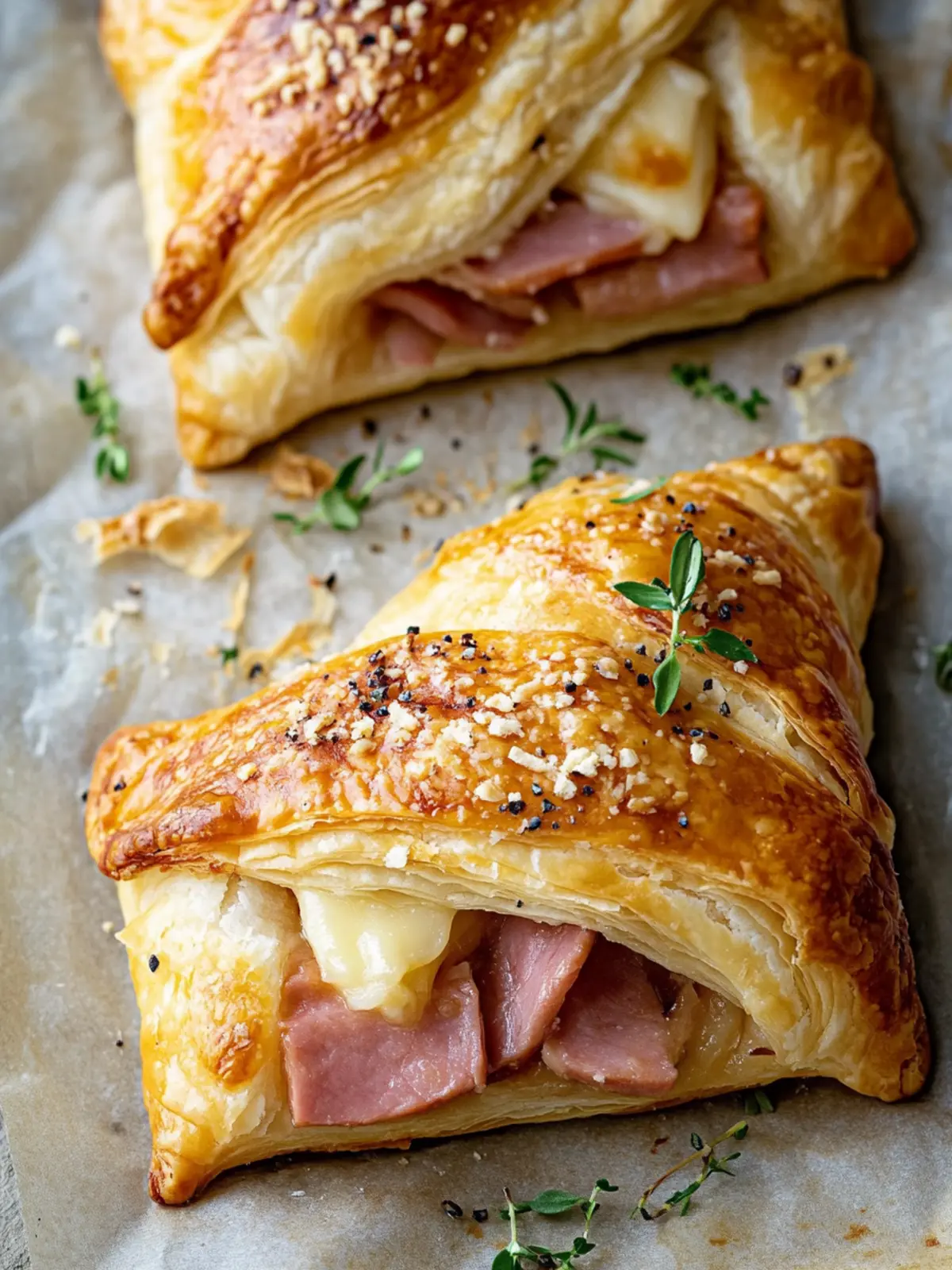 Savory Ham & Cheese Puff Pastry for Effortless Delights 3 Ham & Cheese Puff Pastry