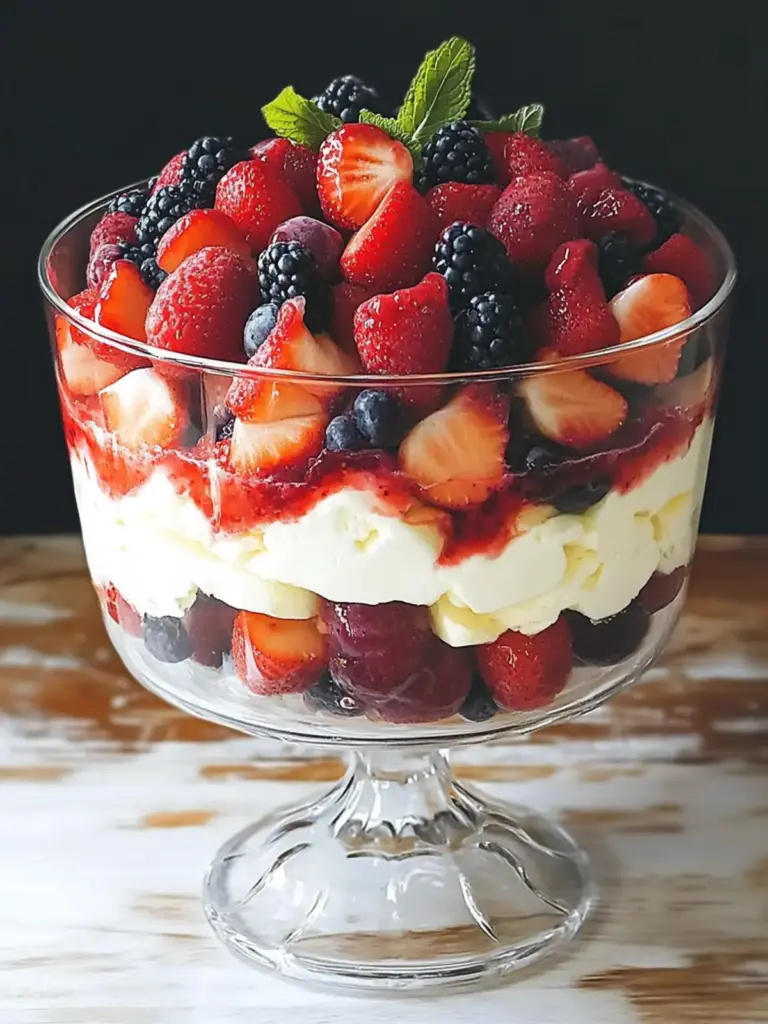 Summer Berry Trifle