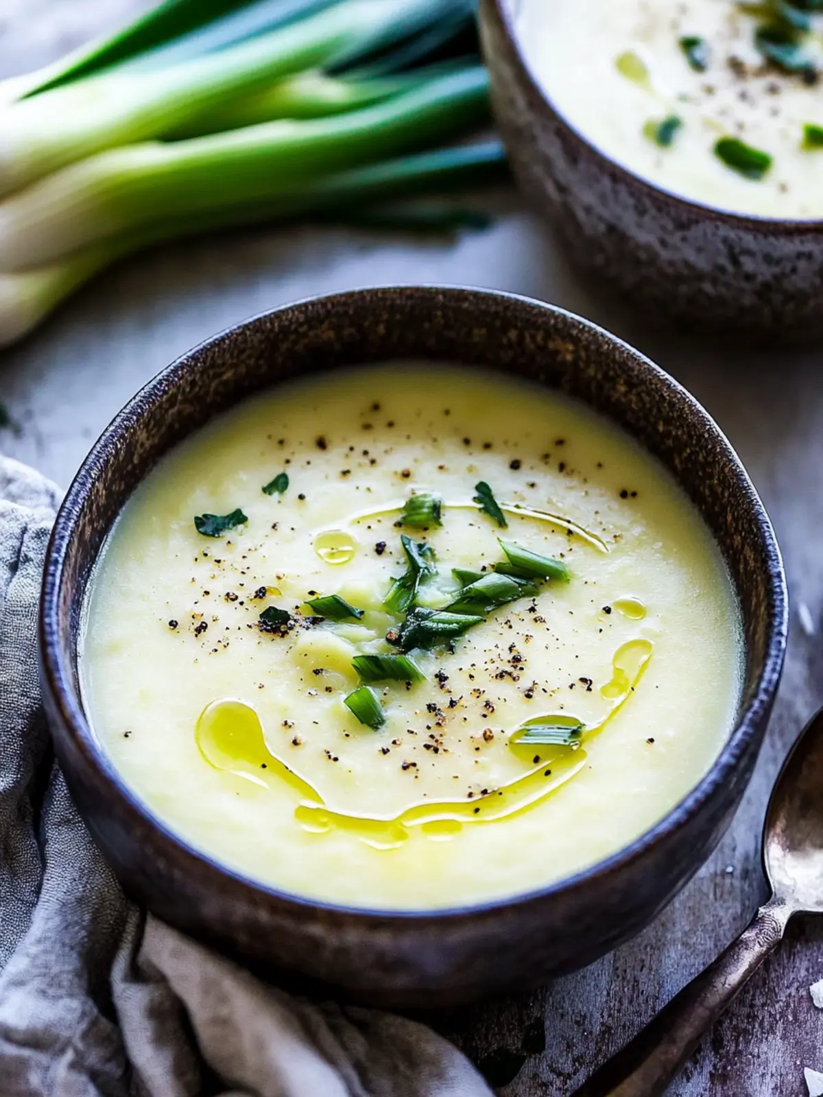 Luscious Potato Leek Soup for Cozy Nights In 3 Luscious Potato Leek Soup