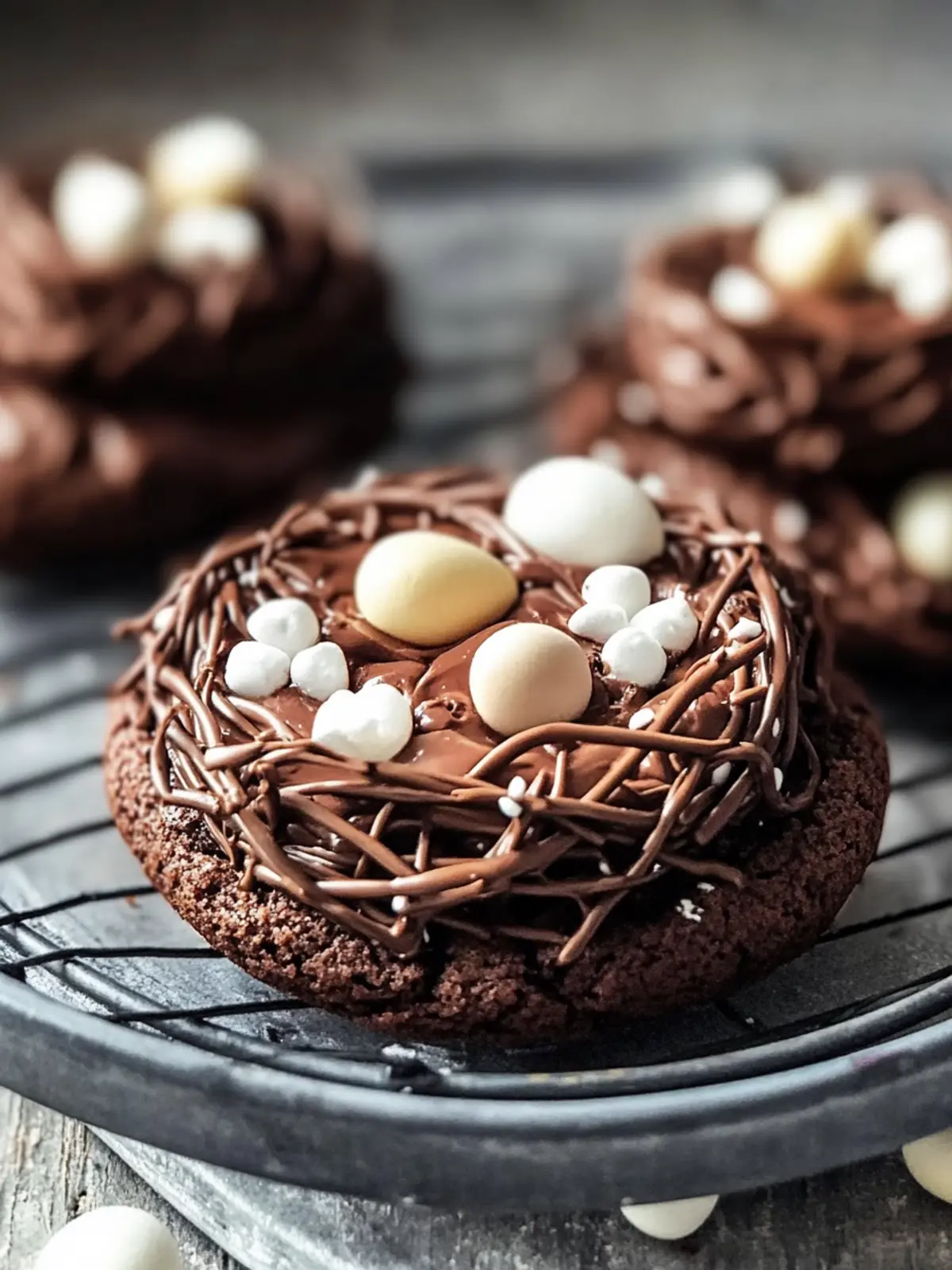 Easy Chocolate Easter Bird’s Nest Cookies You'll Love 2 Chocolate Easter Bird’s Nest Cookies