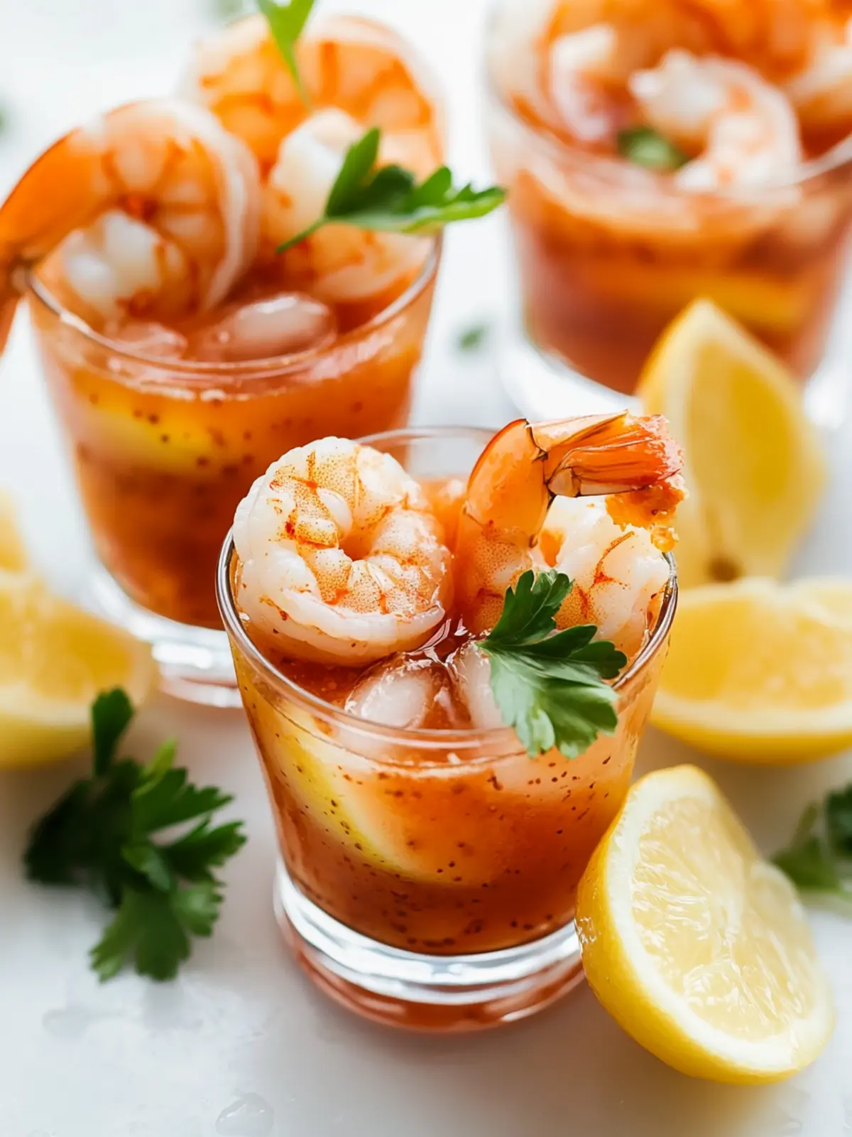Zesty Spicy Shrimp Cocktail Cups for a Flavor Explosion 4 Spicy Shrimp Cocktail Cups