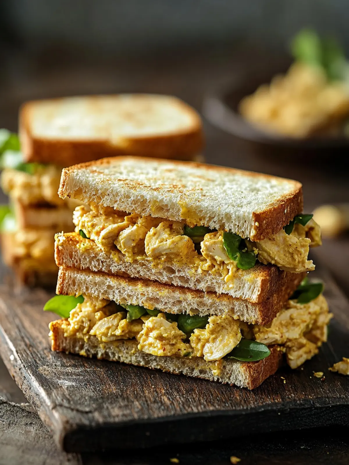 Curried Chicken Salad Sandwiches for a Flavorful Twist 5 Curried Chicken Salad Sandwiches