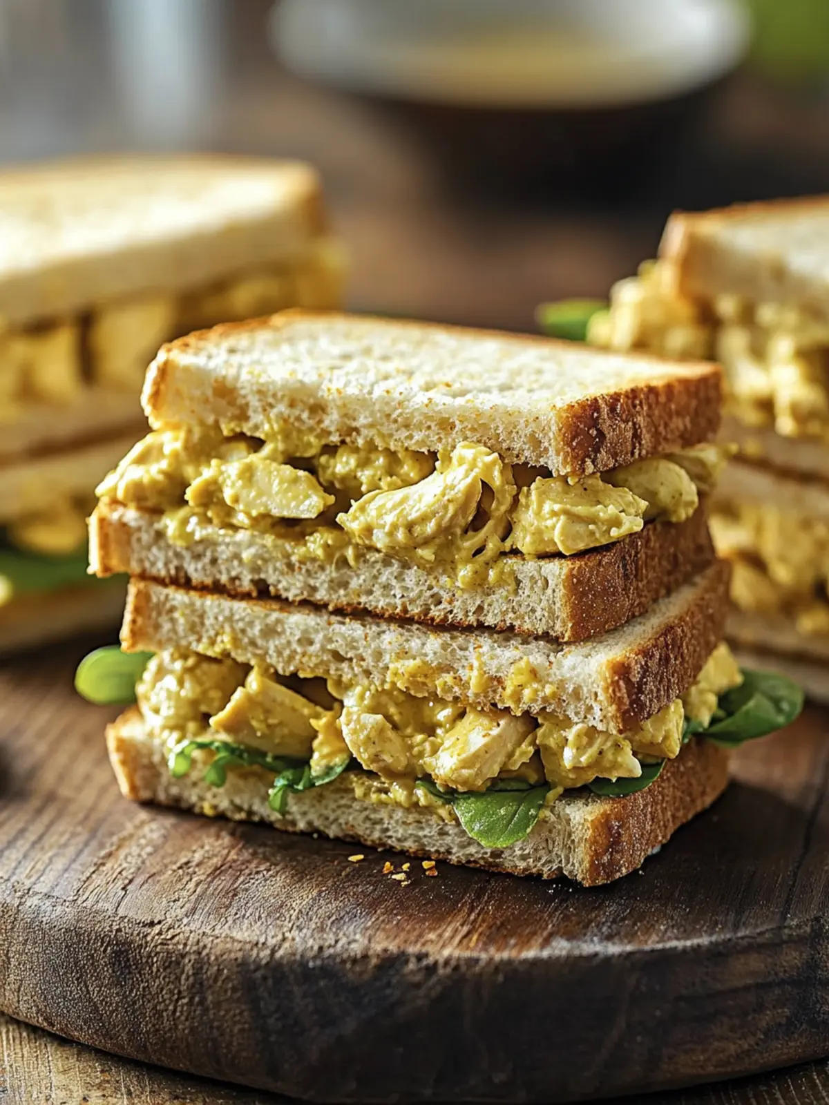 Curried Chicken Salad Sandwiches for a Flavorful Twist 4 Curried Chicken Salad Sandwiches