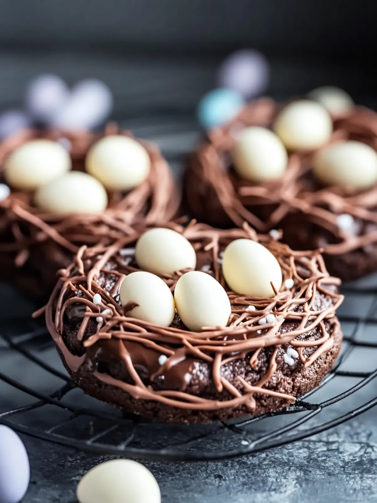 Easy Chocolate Easter Bird’s Nest Cookies You'll Love 4 Chocolate Easter Bird’s Nest Cookies