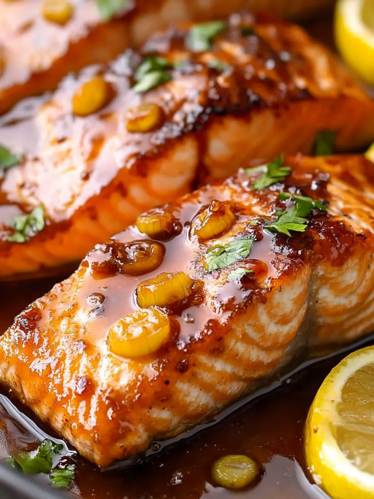 Savory Honey-Garlic Glazed Salmon Ready in Under 30 Minutes 2 Honey-Garlic Glazed Salmon
