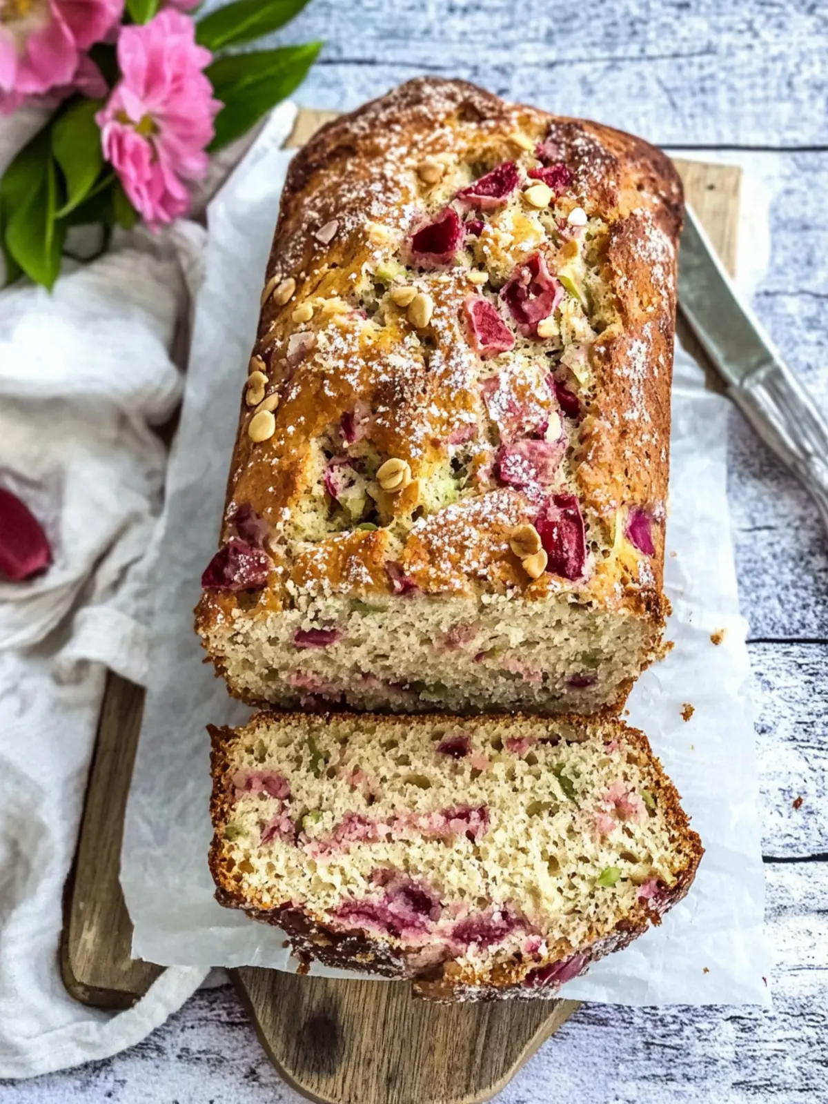 Moist Rhubarb Bread with Orange Zest for a Bright Treat 5 Rhubarb Bread