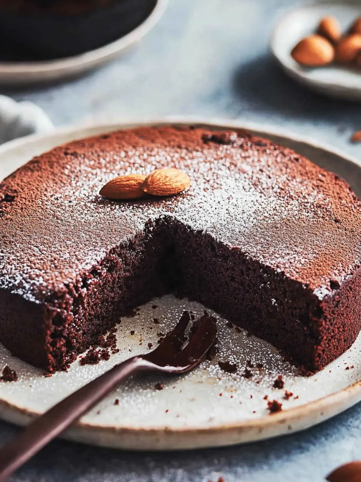 Indulge in Decadence: Flourless Chocolate Almond Cake Recipe 2 Flourless Chocolate Almond Cake