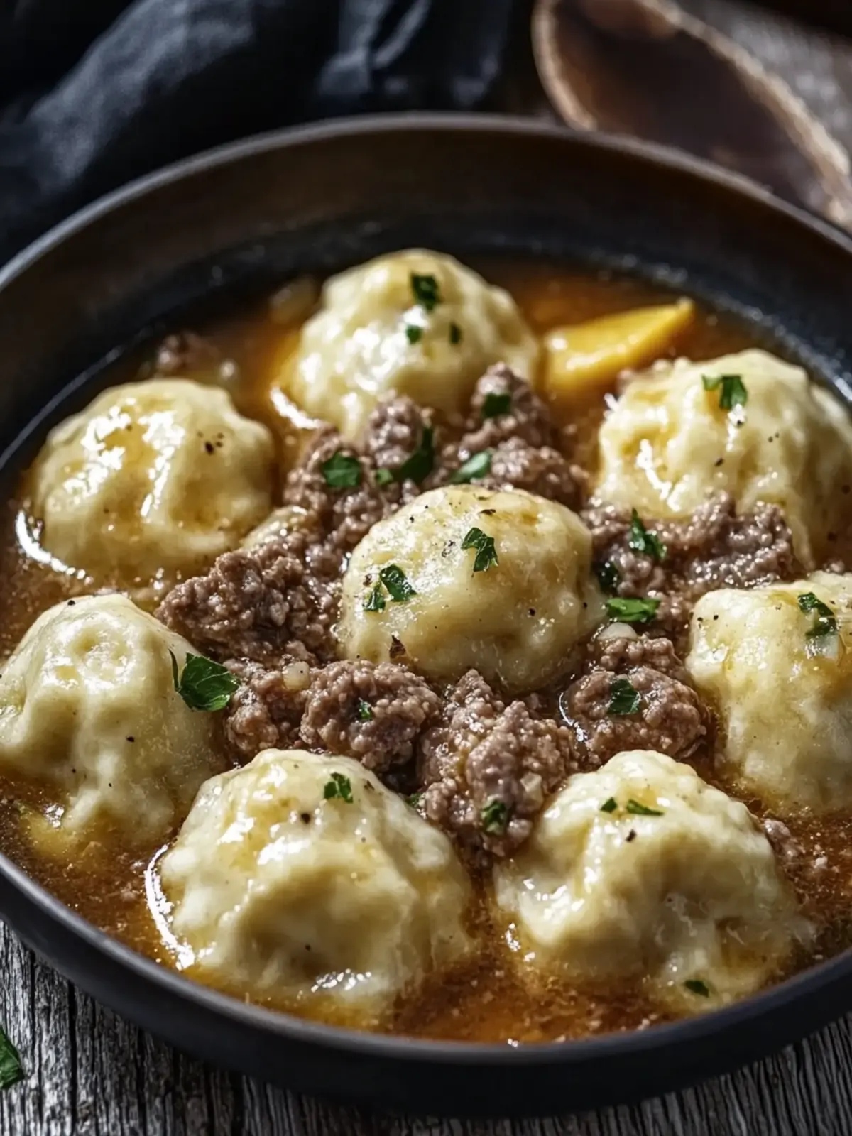 Ground Beef and Dumplings: A Cozy Comfort Food Classic 4 Ground Beef and Dumplings