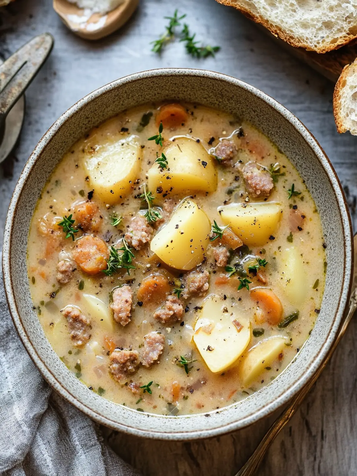 Potato and Sausage Chowder: Your Cozy Comfort Food Fix 3 Potato and Sausage Chowder