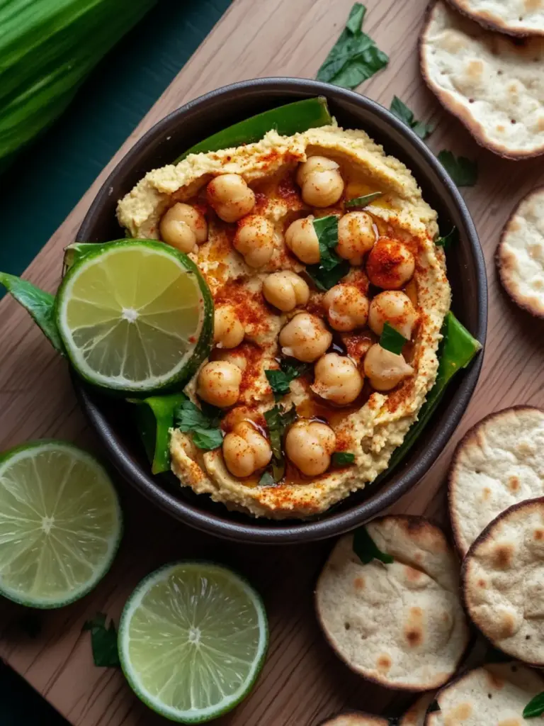 Crispy Chickpea Hummus Bites