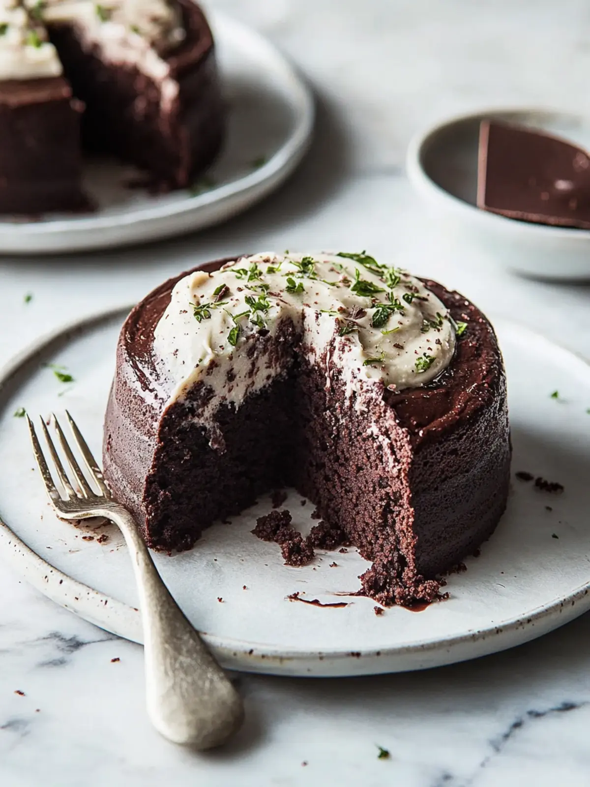 Indulge in Fudgy Tahini Chocolate Cakes for Divine Bliss 2 Tahini Chocolate Cakes