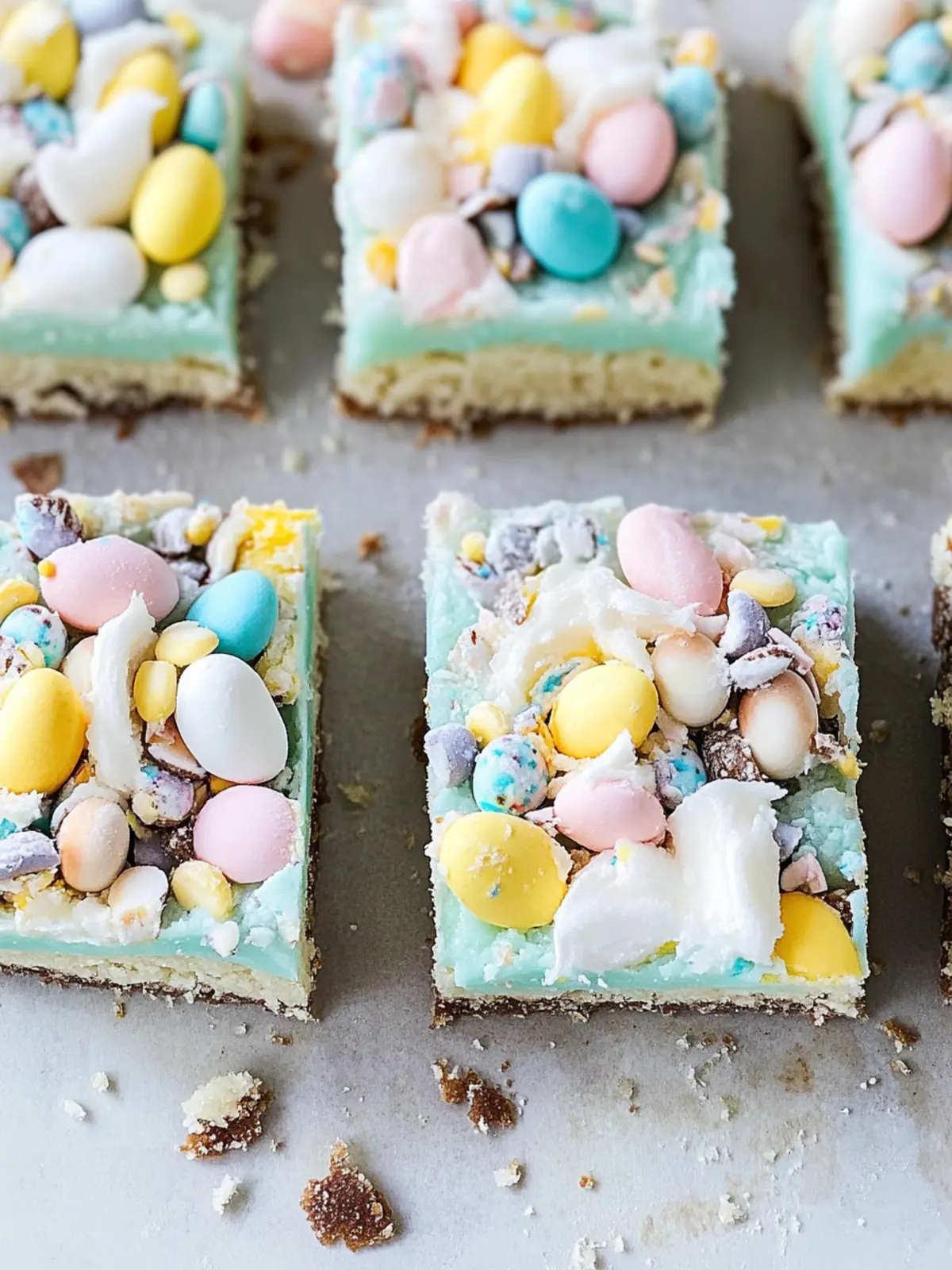 Frosted Easter Sugar Cookie Bars with Cadbury Mini Eggs Delight 4 Frosted Easter Sugar Cookie Bars