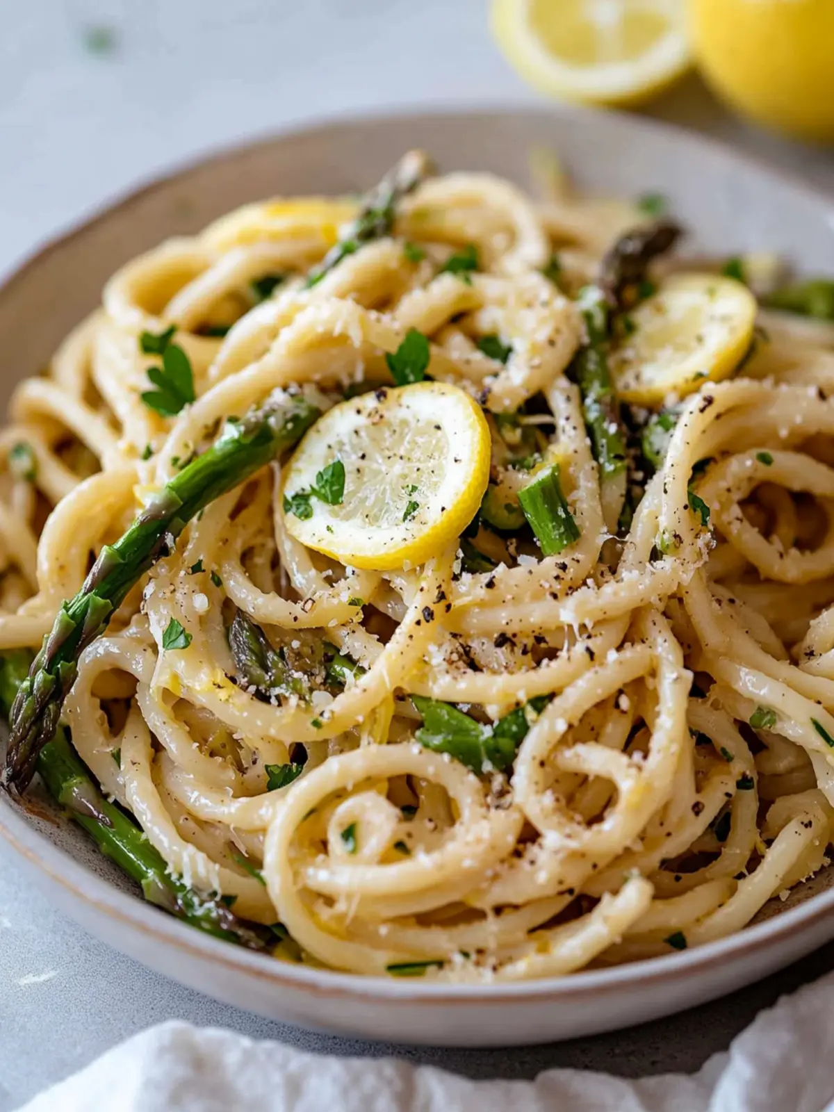 Lemon Asparagus Pasta: A Fresh Twist on Comfort Food 4 Lemon Asparagus Pasta