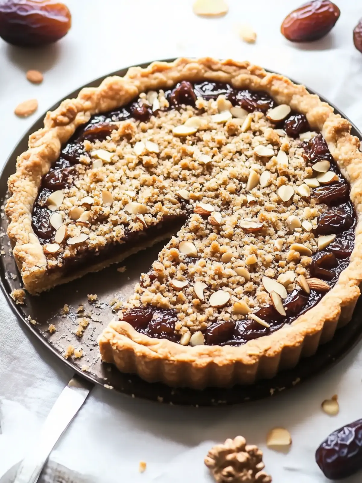Decadent Almond & Medjool Date Tart You’ll Love to Make 4 Almond & Medjool Date Tart