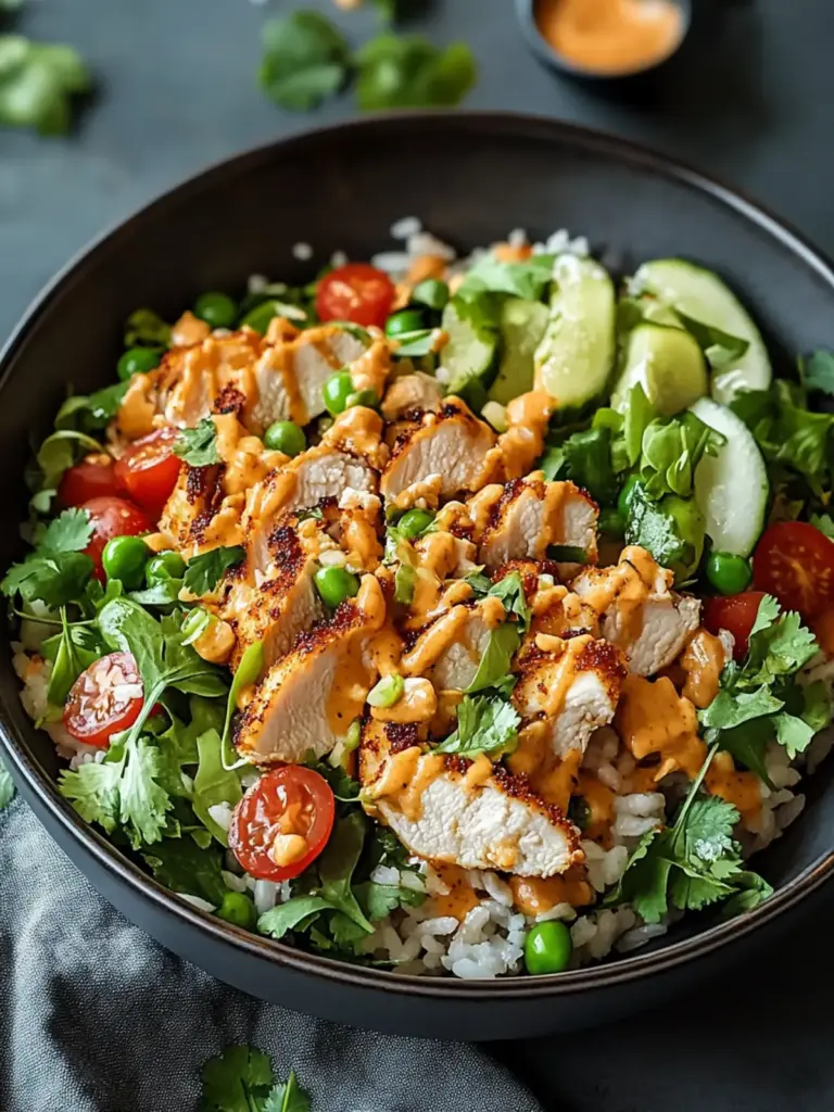 Chicken Crispy Rice Salad