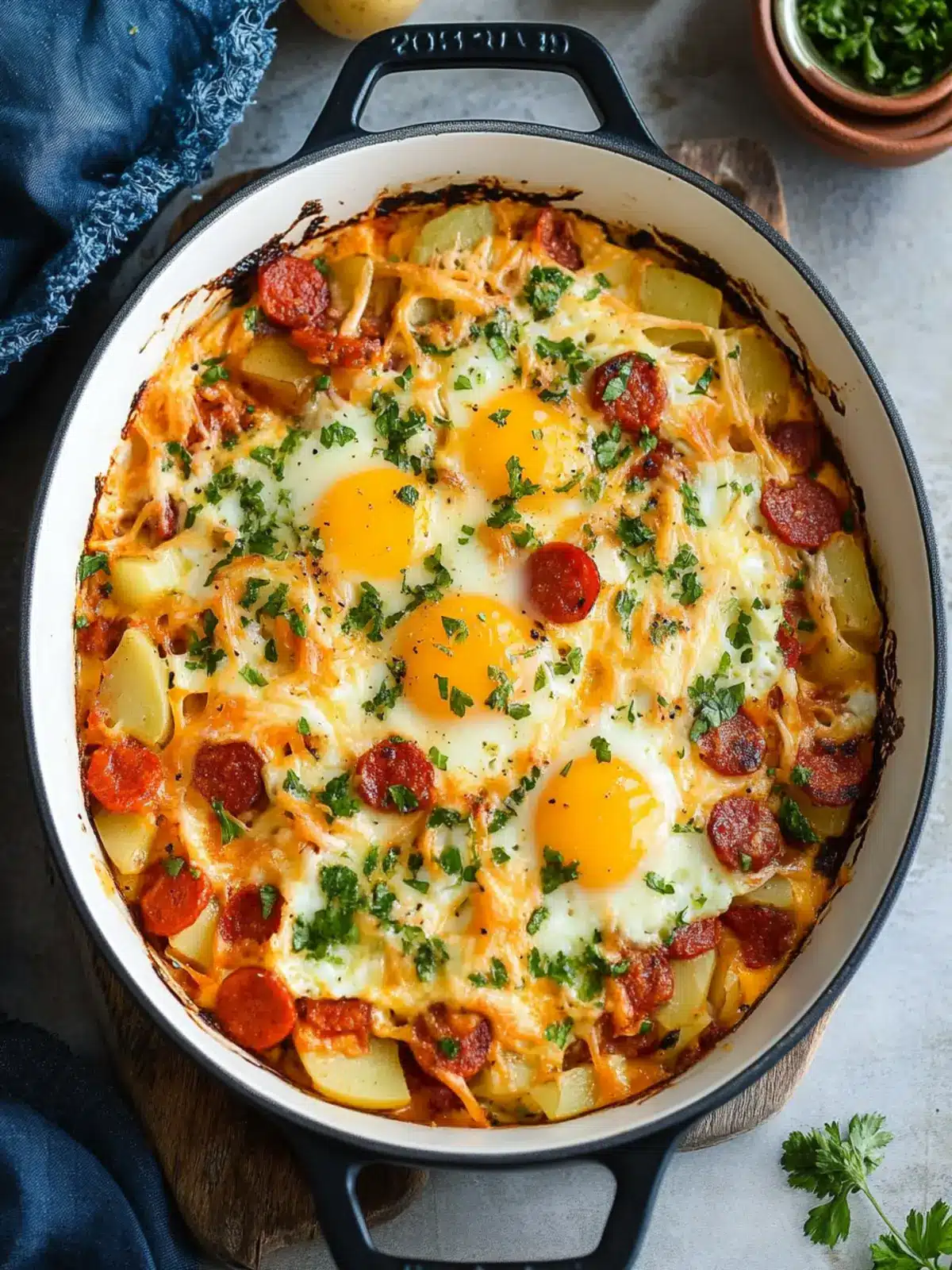 Chorizo & Potato Egg