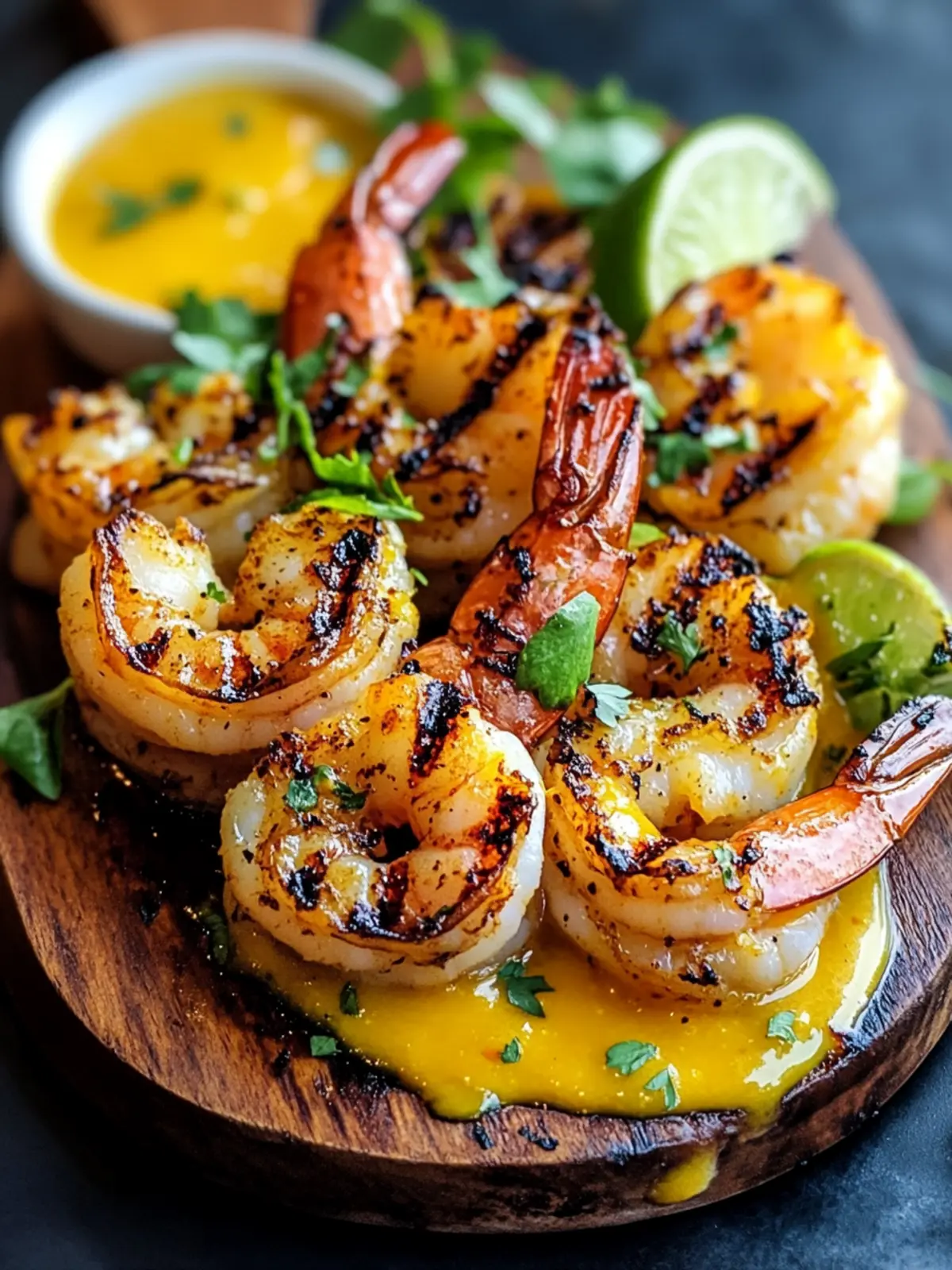 Grilled Shrimp with Spicy Mango Lime Coulis for Summer Bliss 2 Grilled Shrimp With Spicy Mango Lime Coulis