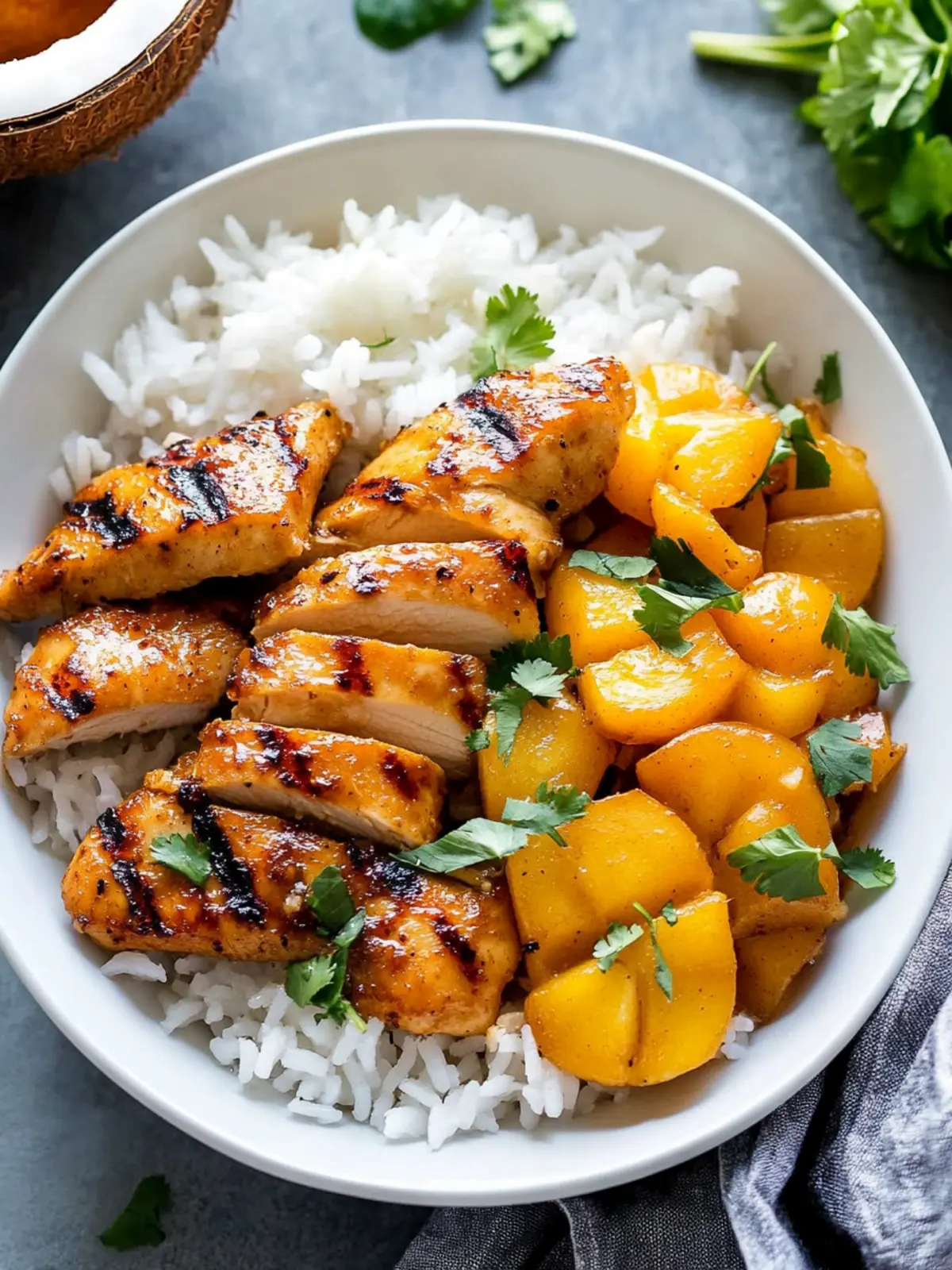 Delicious Hawaiian Chicken with Coconut Rice You’ll Love 2 Hawaiian Chicken with Coconut Rice