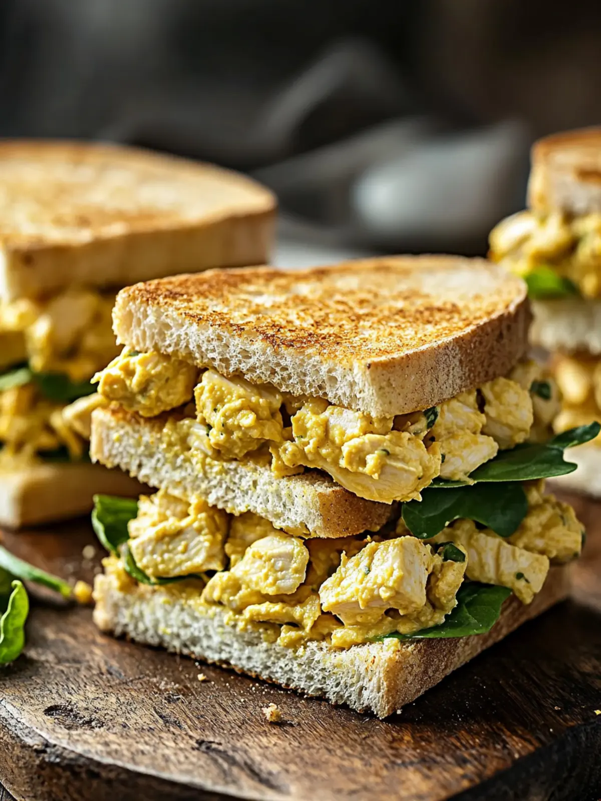 Curried Chicken Salad Sandwiches for a Flavorful Twist 3 Curried Chicken Salad Sandwiches