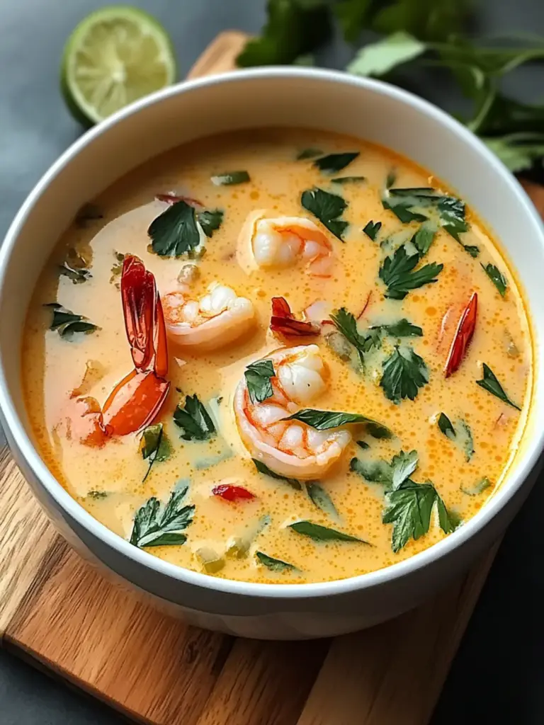 Thai Coconut Shrimp Soup