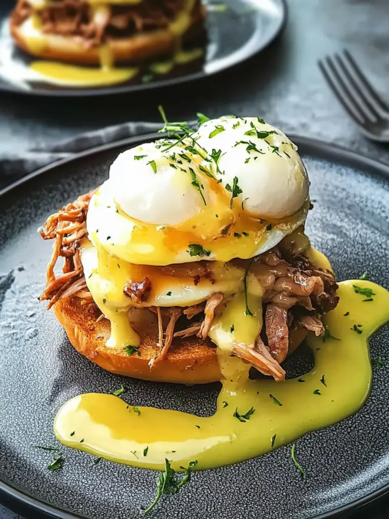 Pulled Pork Eggs Benedict