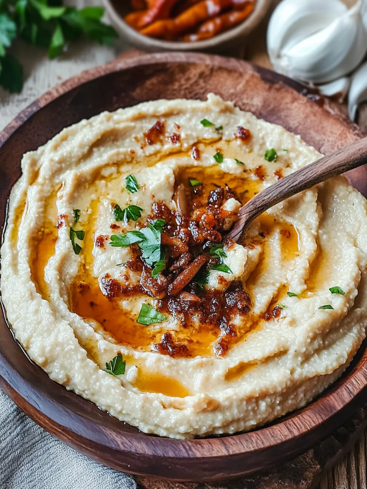 Silky Romanian White Bean Dip with Delicious Caramelized Onions 3 Silky Romanian White Bean Dip