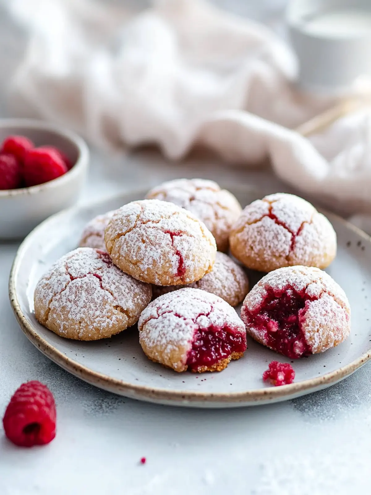 Delicious Raspberry Amaretti Cookies: A Chewy Delight! 5 Raspberry Amaretti Cookies