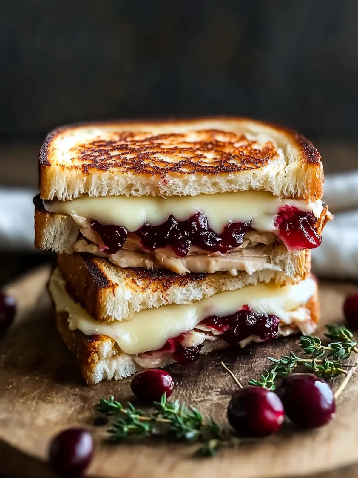 Cranberry Turkey Grilled Cheese: Cozy Comfort in 13 Minutes 4 Cranberry Turkey Grilled Cheese