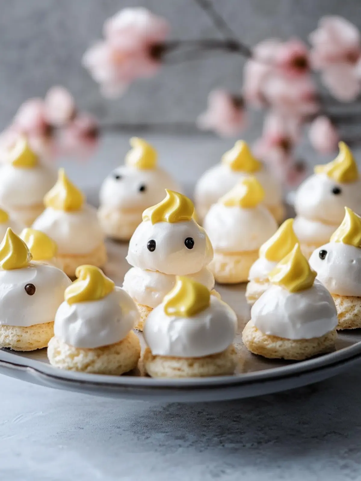 Charming Meringue Chicks: Your Sweet Springtime Delight 2 Meringue Chicks