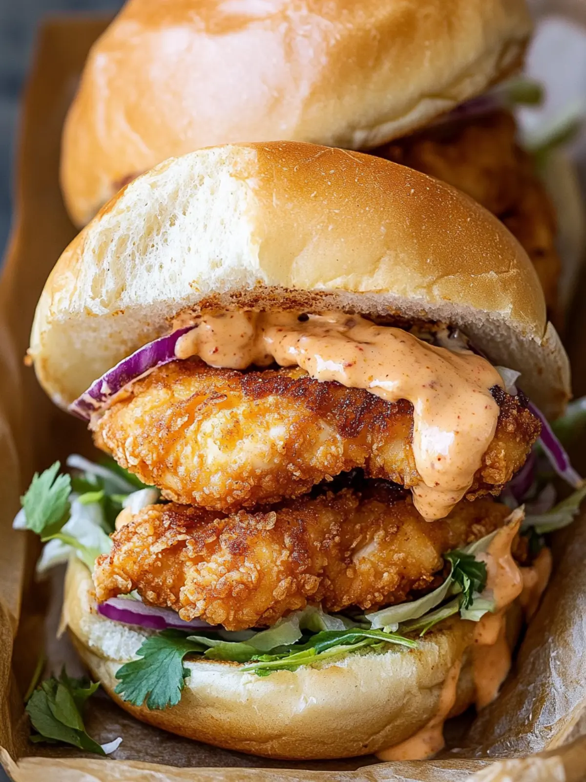 Savory Bang Bang Chicken Sandwiches for Ultimate Comfort Food 3 Bang Bang Chicken Sandwich