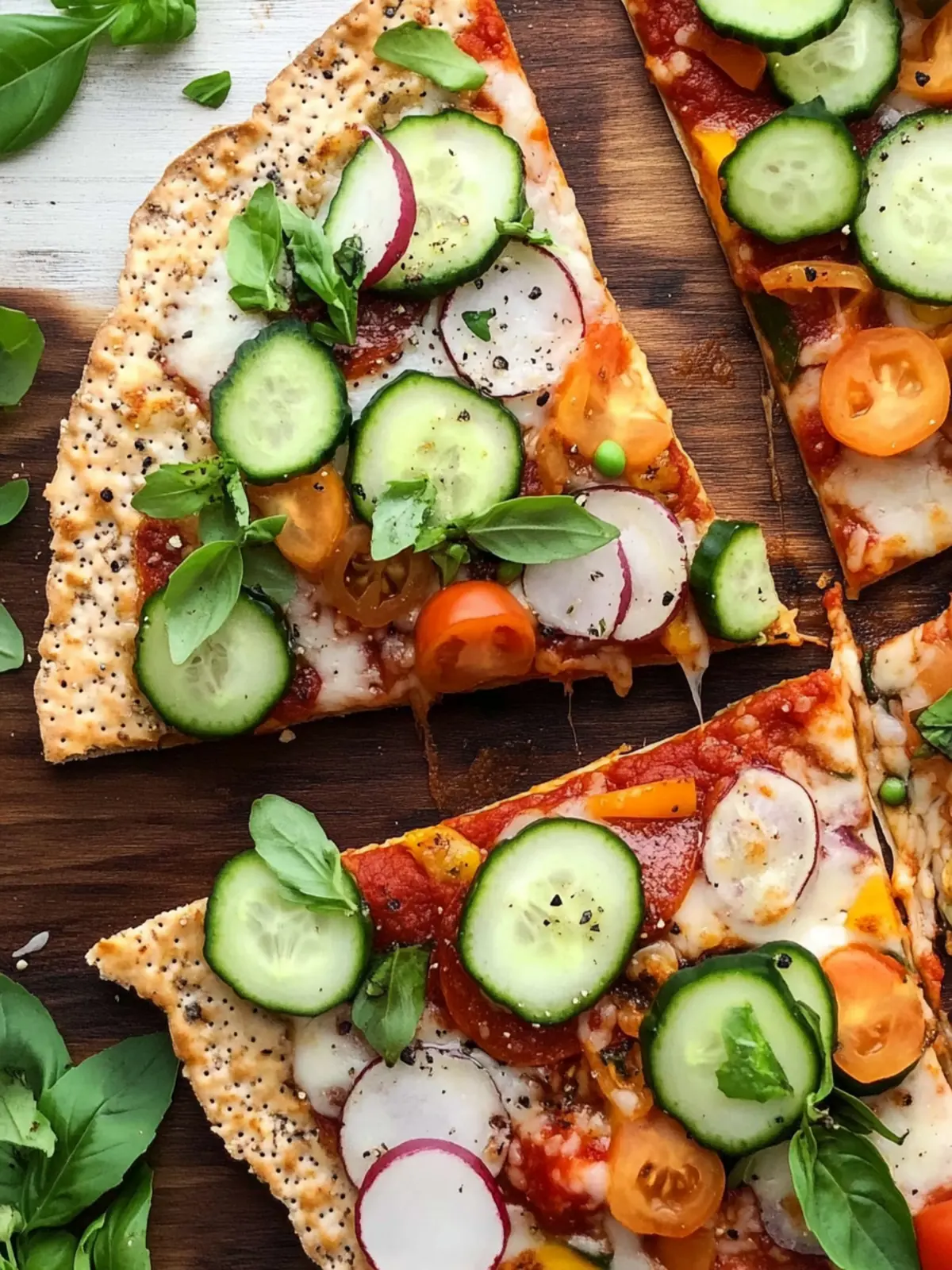 Craft Delicious Vegan Matzah Pizza with Tasty Toppings 2 Vegan Matzah Pizza