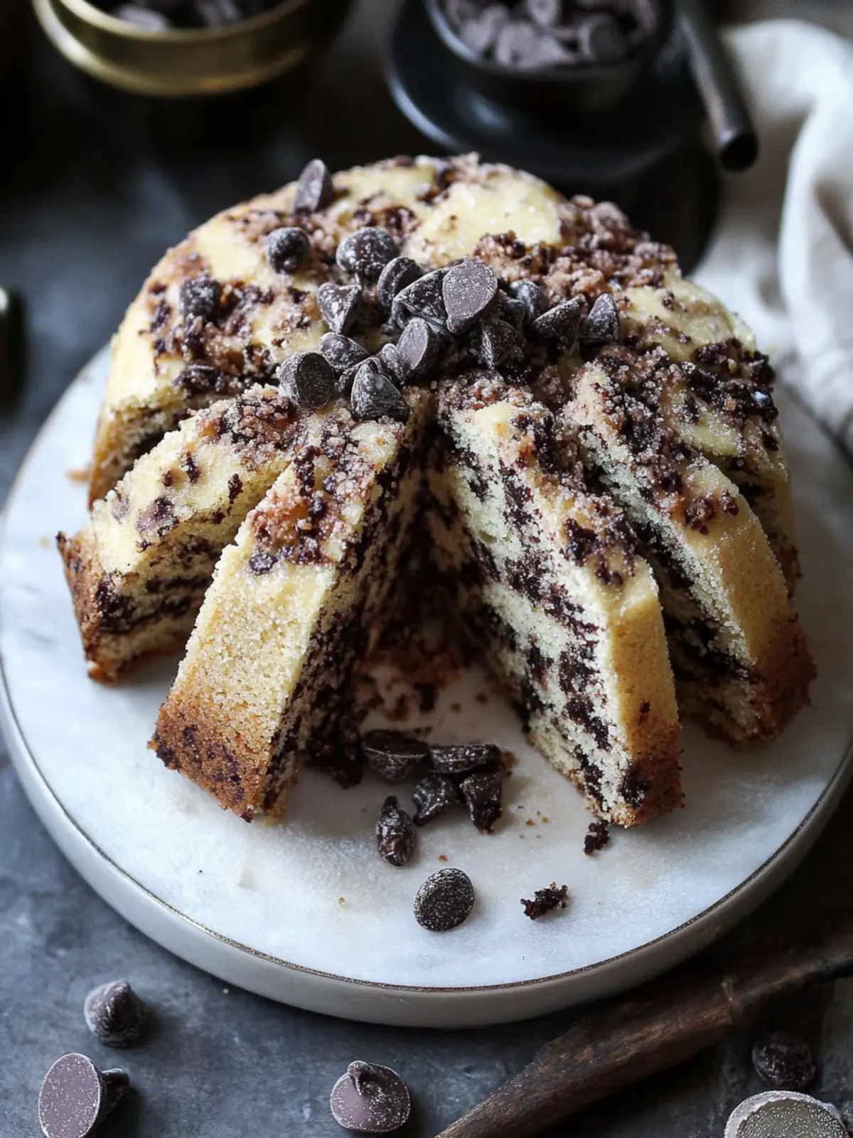 Decadent Chocolate Chip Mandelbrot Cake You'll Crave Daily 3 Chocolate Chip Mandelbrot Cake