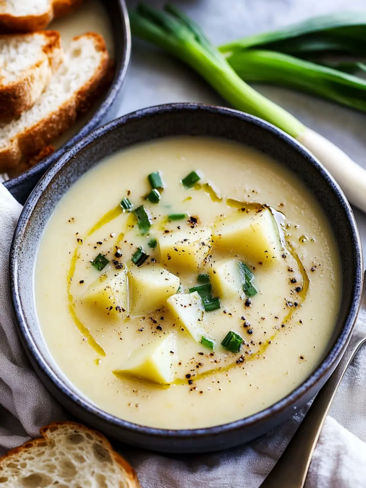 Luscious Potato Leek Soup for Cozy Nights In 4 Luscious Potato Leek Soup