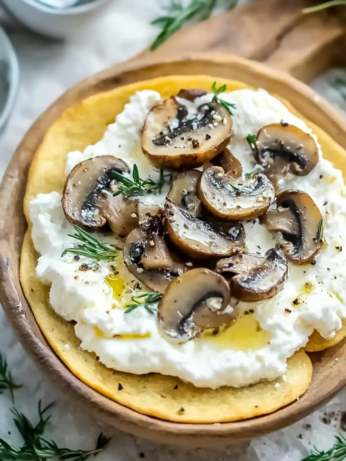 Whipped Feta with Truffled Mushrooms: Elevate Your Dips! 3 Whipped Feta with Truffled Mushrooms