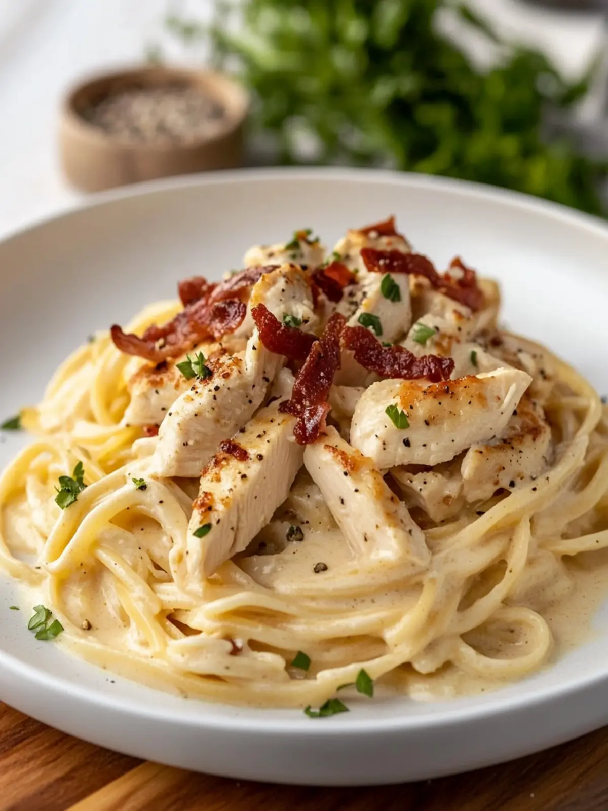 Lighter Chicken Carbonara: Cream-Free Comfort in Minutes 3 Chicken Carbonara