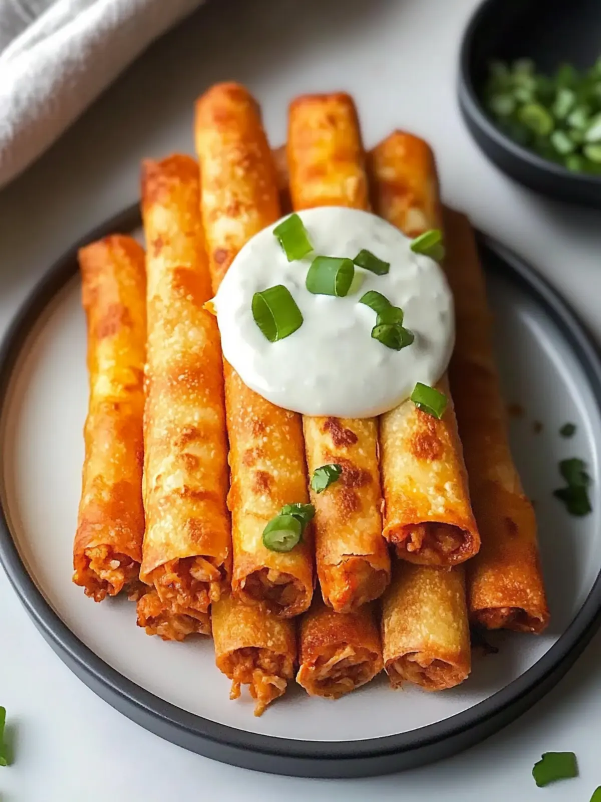 Healthy Buffalo Chicken Taquitos You Can’t Resist 4 Buffalo Chicken Taquitos