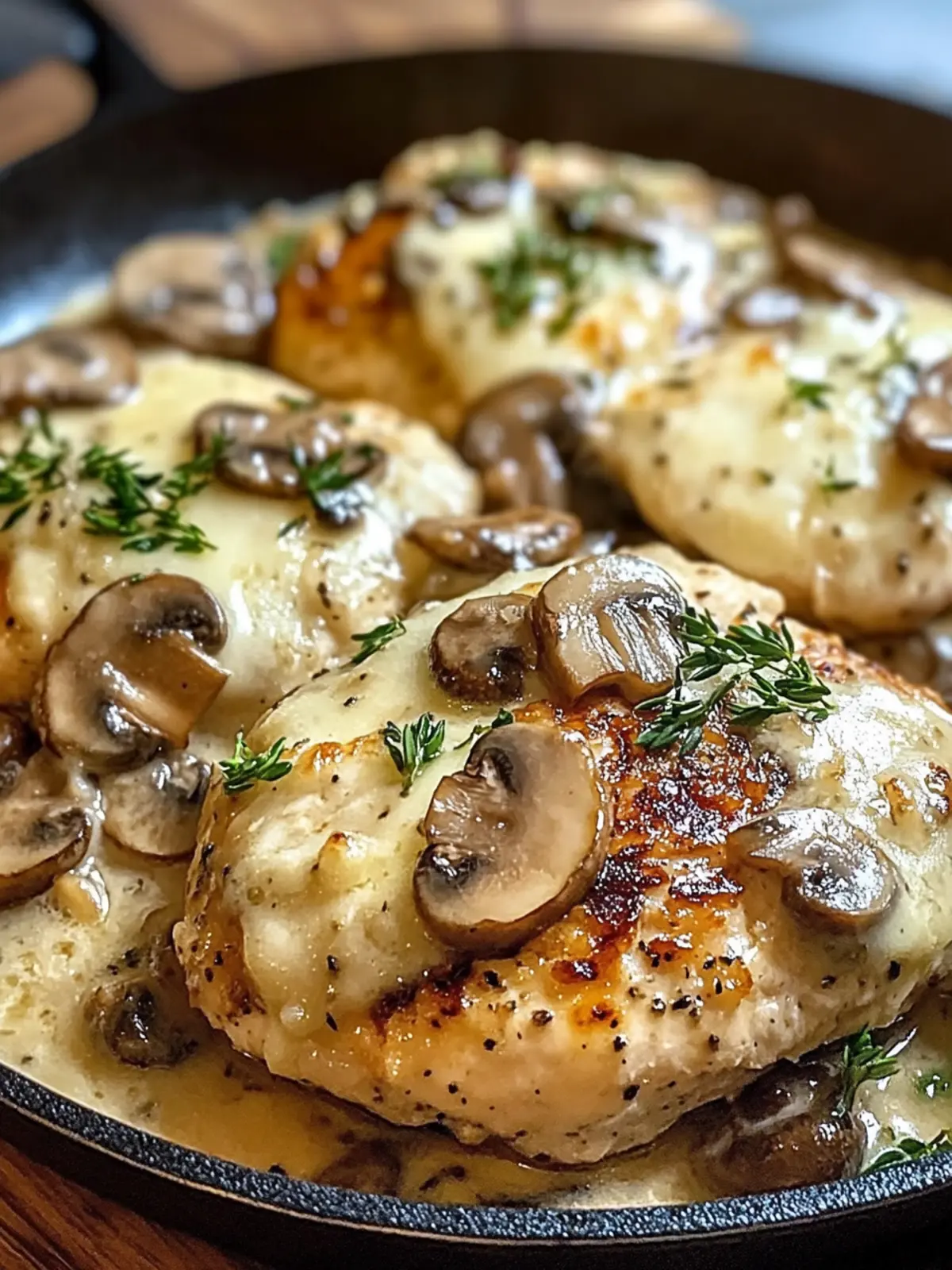 Savory Mushroom Asiago Chicken Ready in Just 40 Minutes 2 Mushroom Asiago Chicken