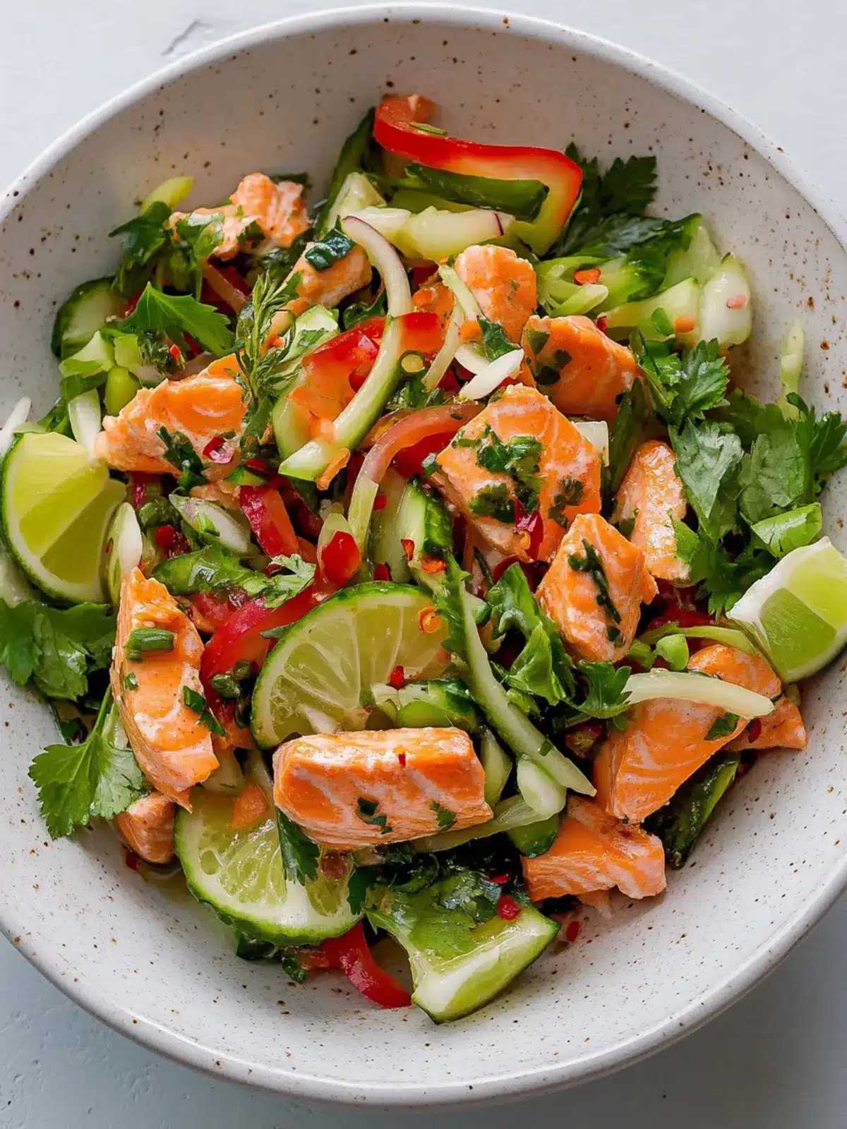 Revitalize Dinner with Thai-Style Salmon Salad Bliss 3 Thai-style Salmon Salad