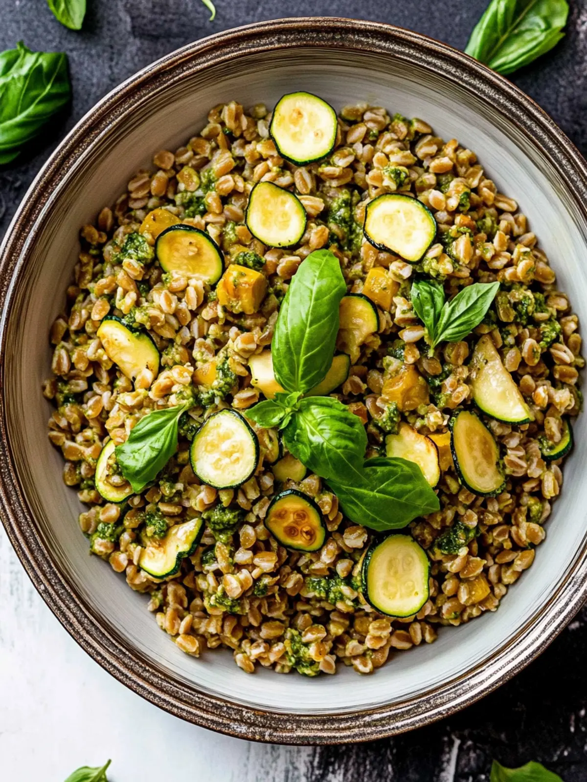 Pesto Farro with Zucchini: A Flavor-Packed Delight 4 Farro with Pesto and Zucchini
