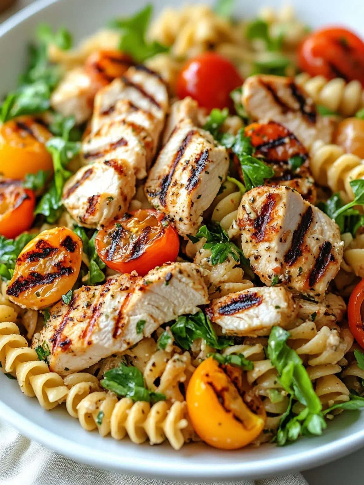 Delicious Grilled Chicken Pasta Salad for Fresh Summer Bites 2 Grilled Chicken Pasta Salad