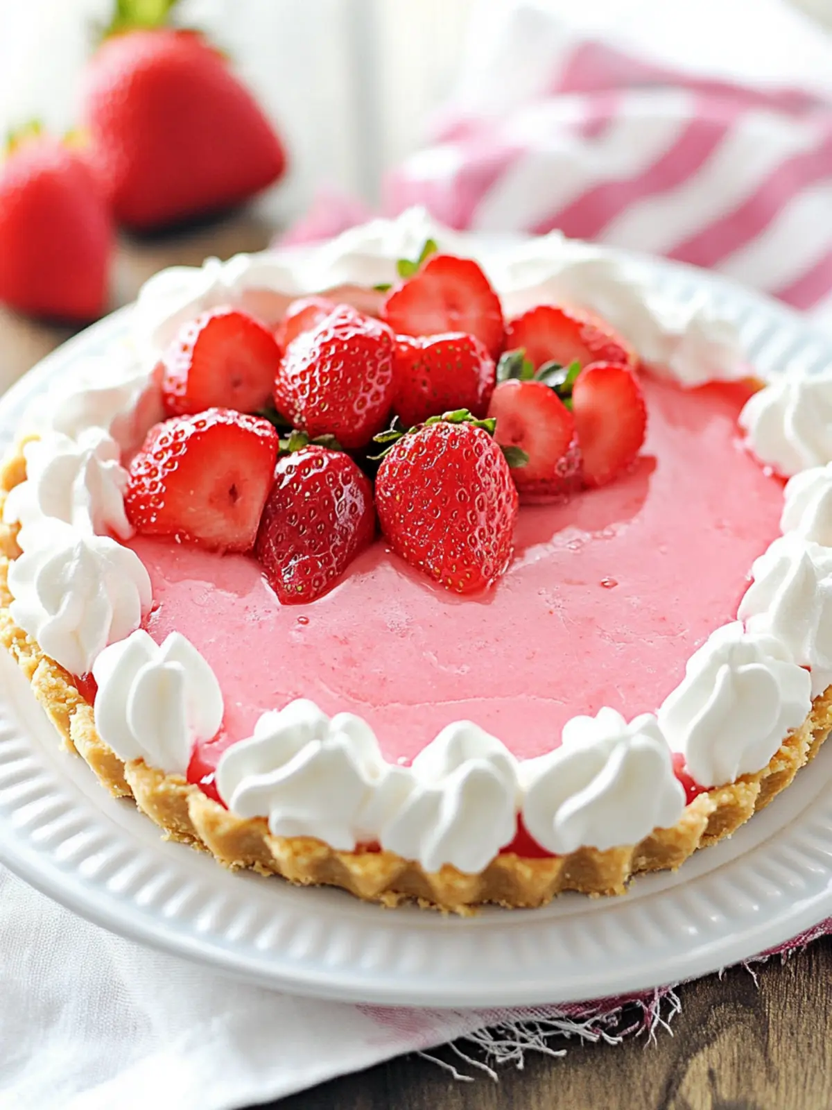 Brighten Your Day with Easy Strawberry Jello Pie Delight 2 Strawberry Jello Pie