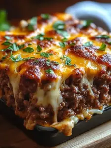 Cheesy Meatloaf Casserole: Comfort Food for Happy Families 6 Cheesy Meatloaf Casserole